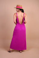 Vestido Aurora Fúcsia