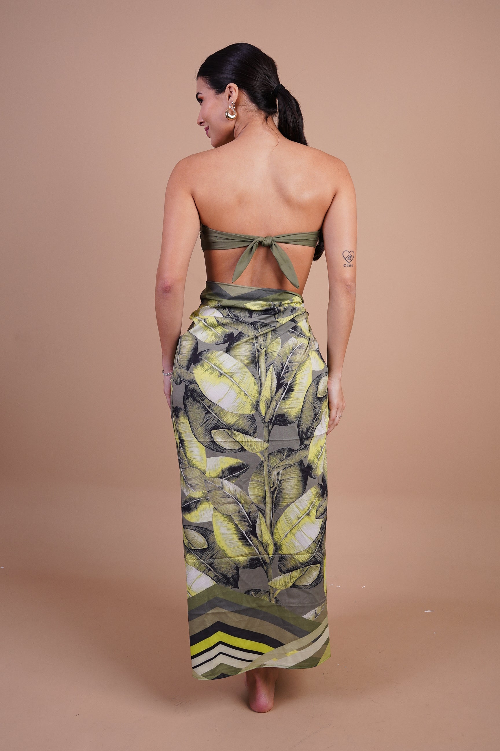 Canga Folhagem - MANU DINIZ BEACHWEAR