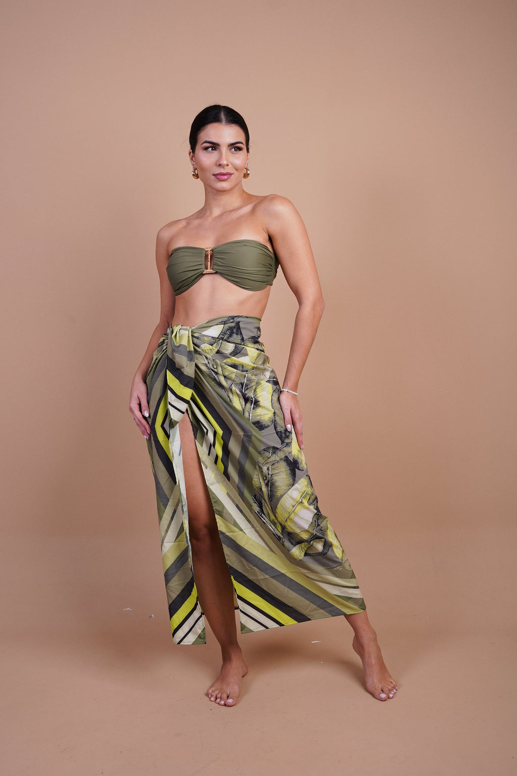 Canga Folhagem - MANU DINIZ BEACHWEAR