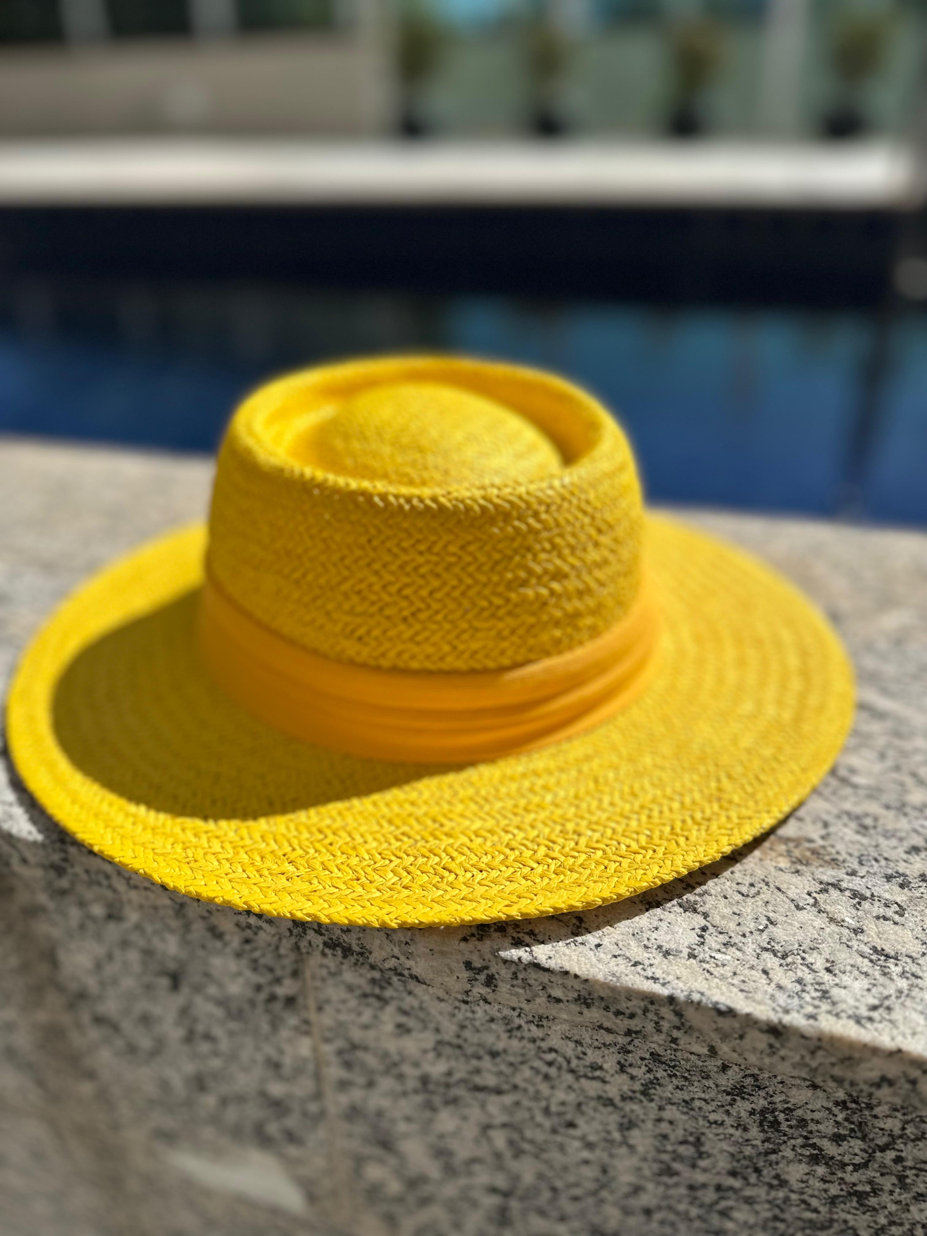Chapéu Palha com Faixa - MANU DINIZ BEACHWEAR