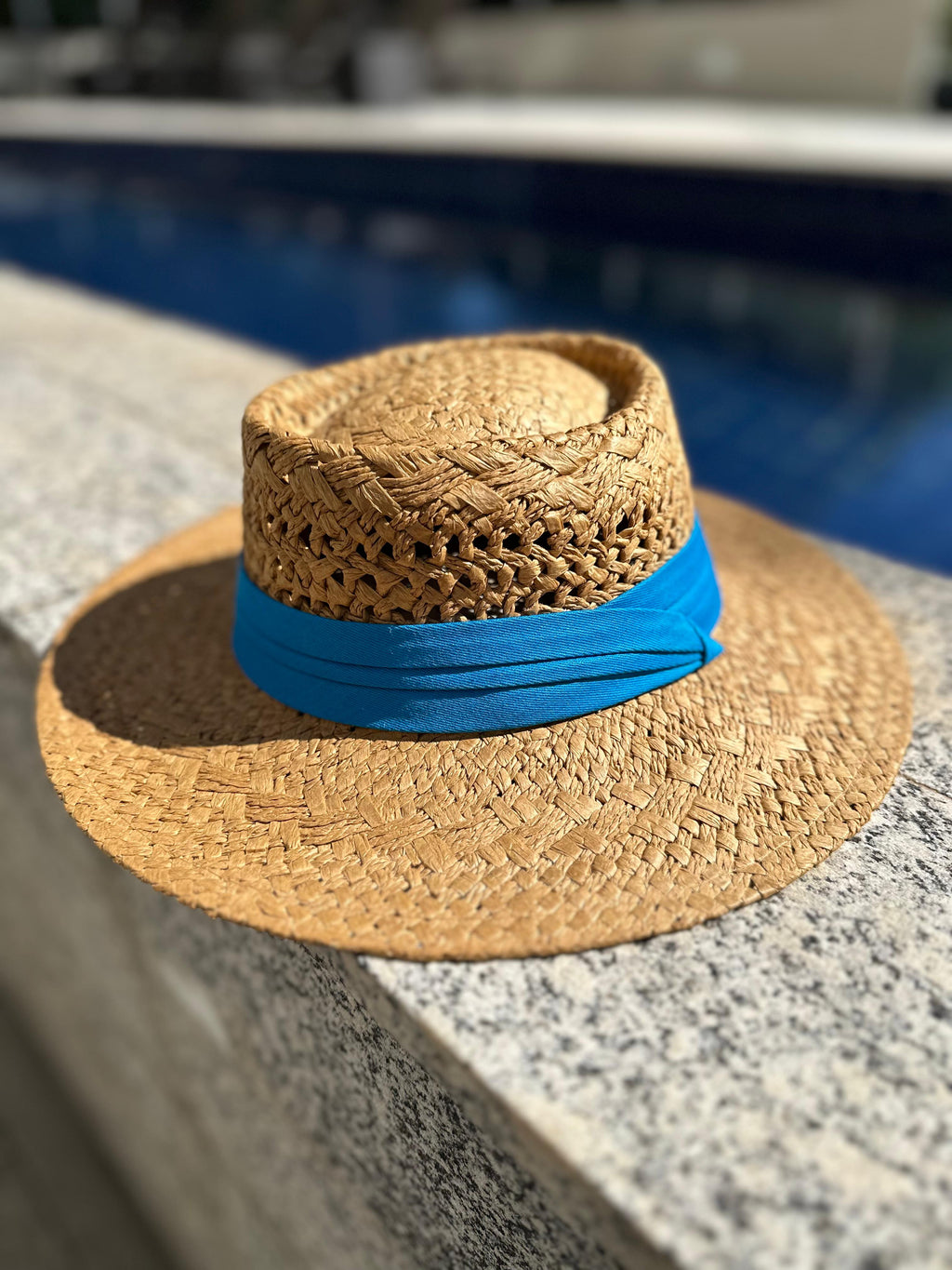 Chapéu Palha com Faixa - MANU DINIZ BEACHWEAR