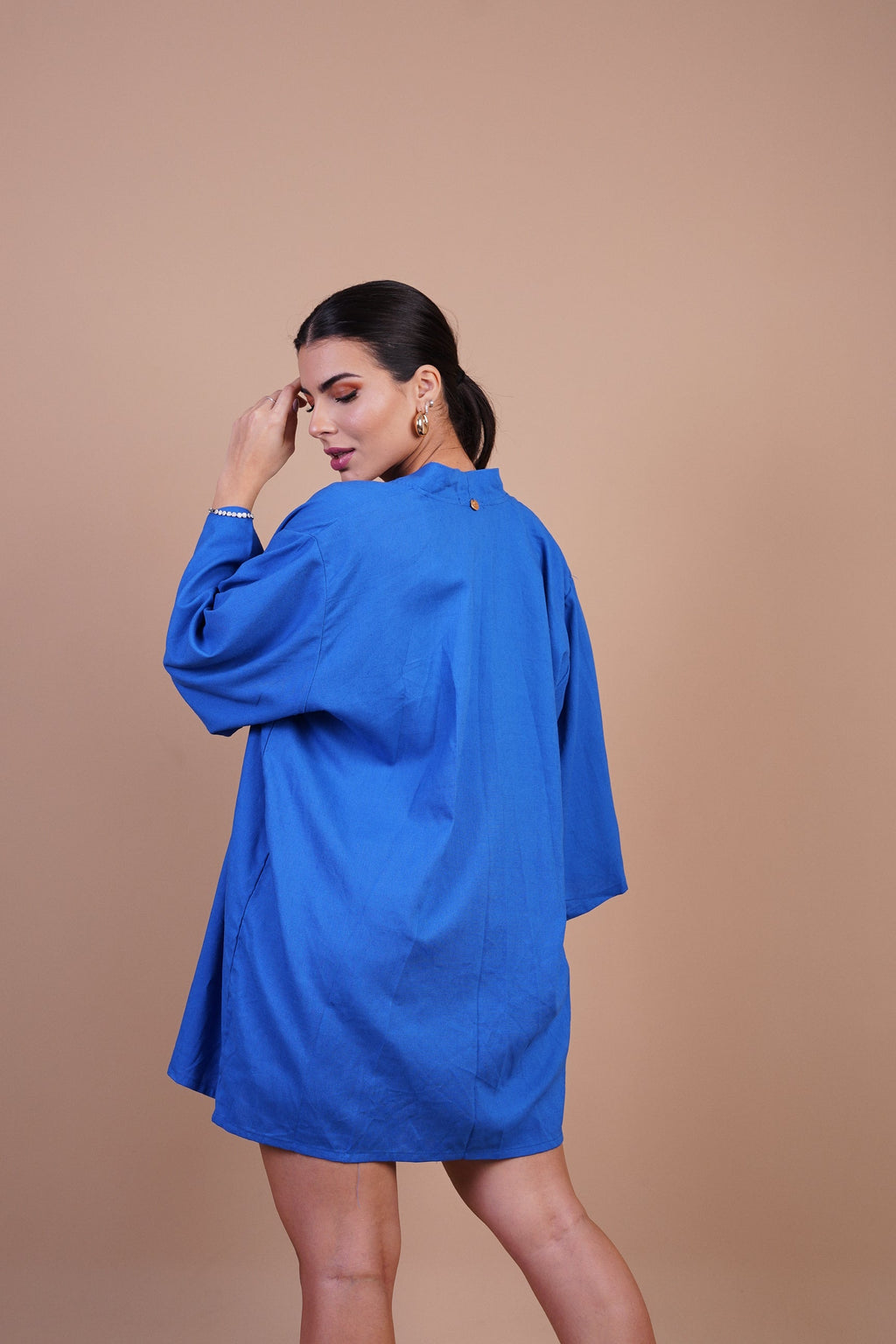 Kimono Aura Azul Oceano - MANU DINIZ BEACHWEAR