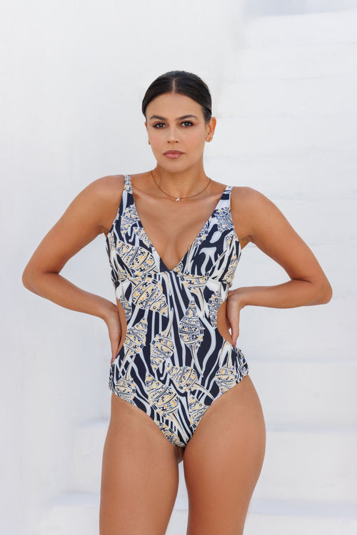 Maiô Recorte Jeri - MANU DINIZ BEACHWEAR