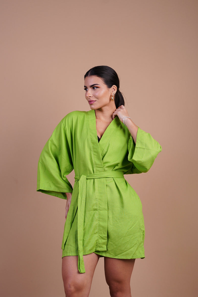 Kimono Marilia Verde Lima