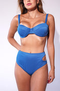 Top Biquíni Meia - Taça Arpoador Oceano - MANU DINIZ BEACHWEAR