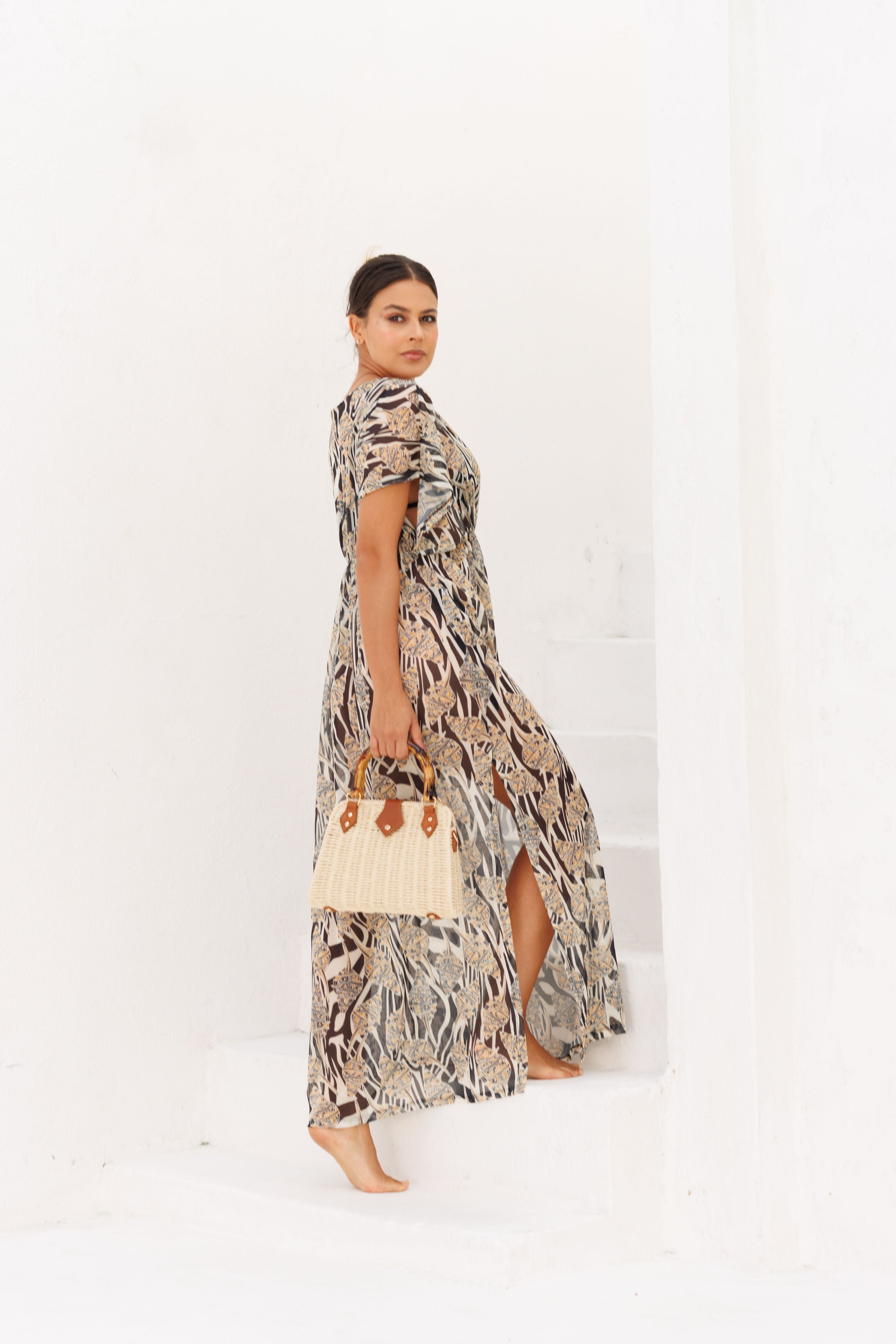 Vestido Concha Tule - MANU DINIZ BEACHWEAR